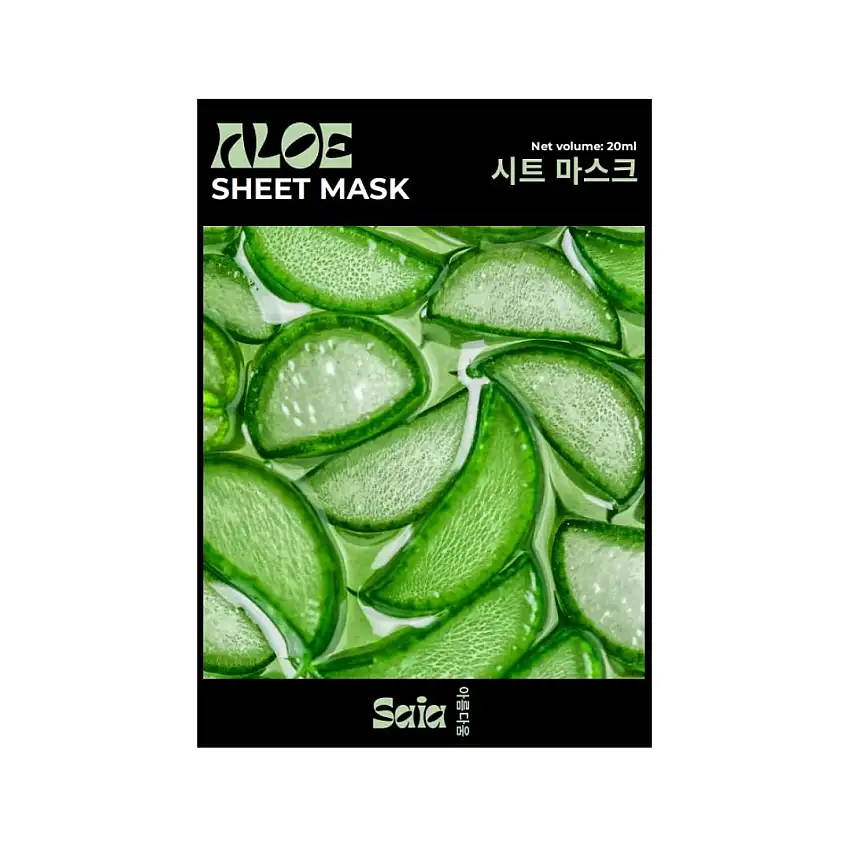 Saia Beauty Aloe Sheet Mask 20ml