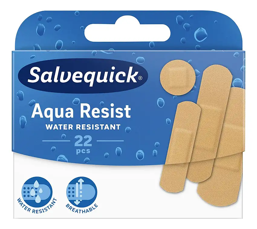 Salvequick Aqua Resist Plaster - 22 stk.