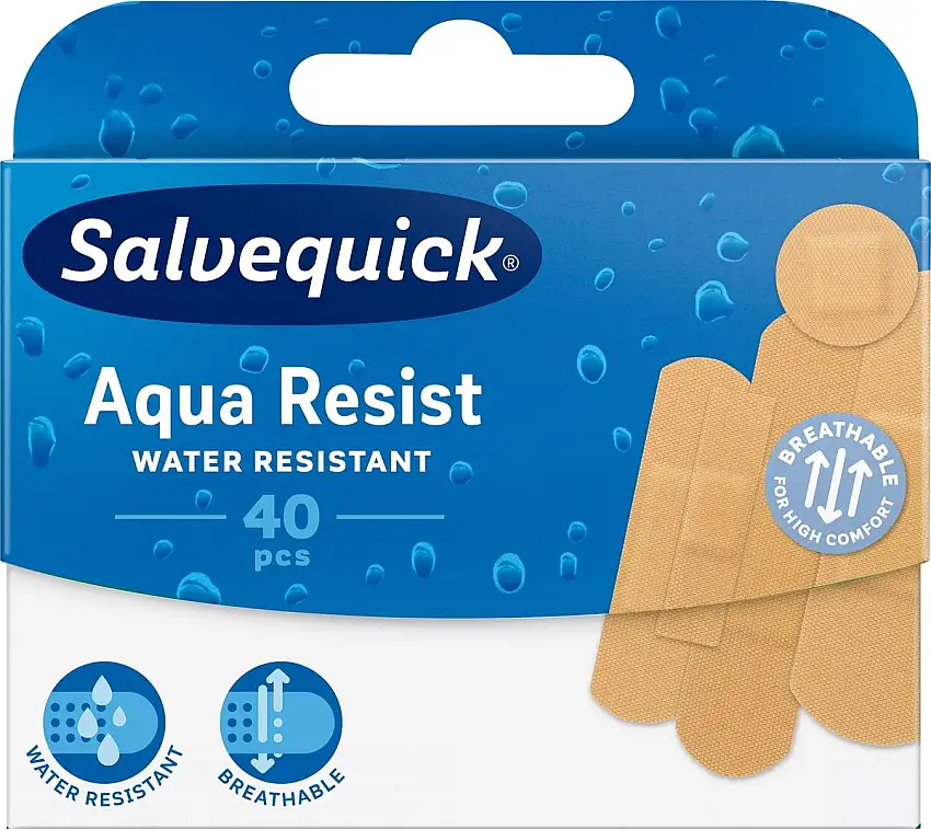 Salvequick Aqua Resist Plaster - 40 stk.