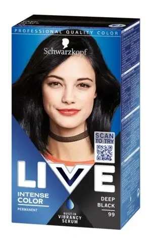Schwarzkopf Live 99 Deep Black