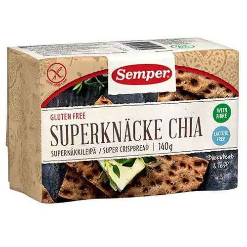 Semper Knækbrød m. Chia - 140 g