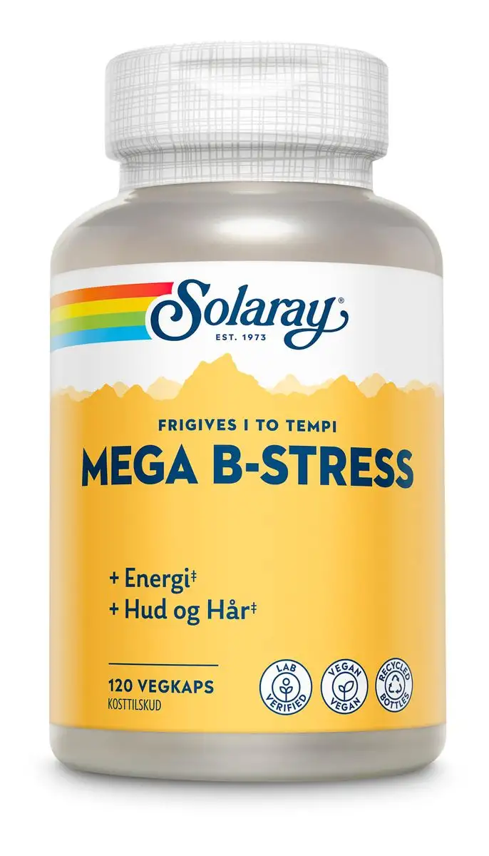 Solaray Mega B-Stress - 120 kaps.