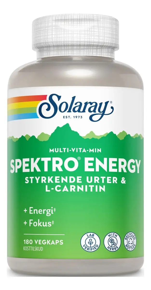 Solaray Spektro Energy - 180 kaps.