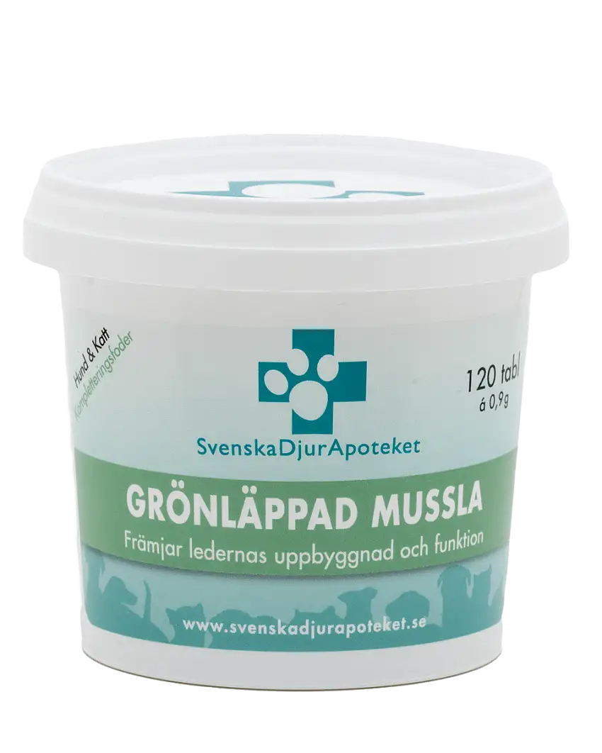 Svenska DjurApoteket Grønlæbet musling - 120 tab