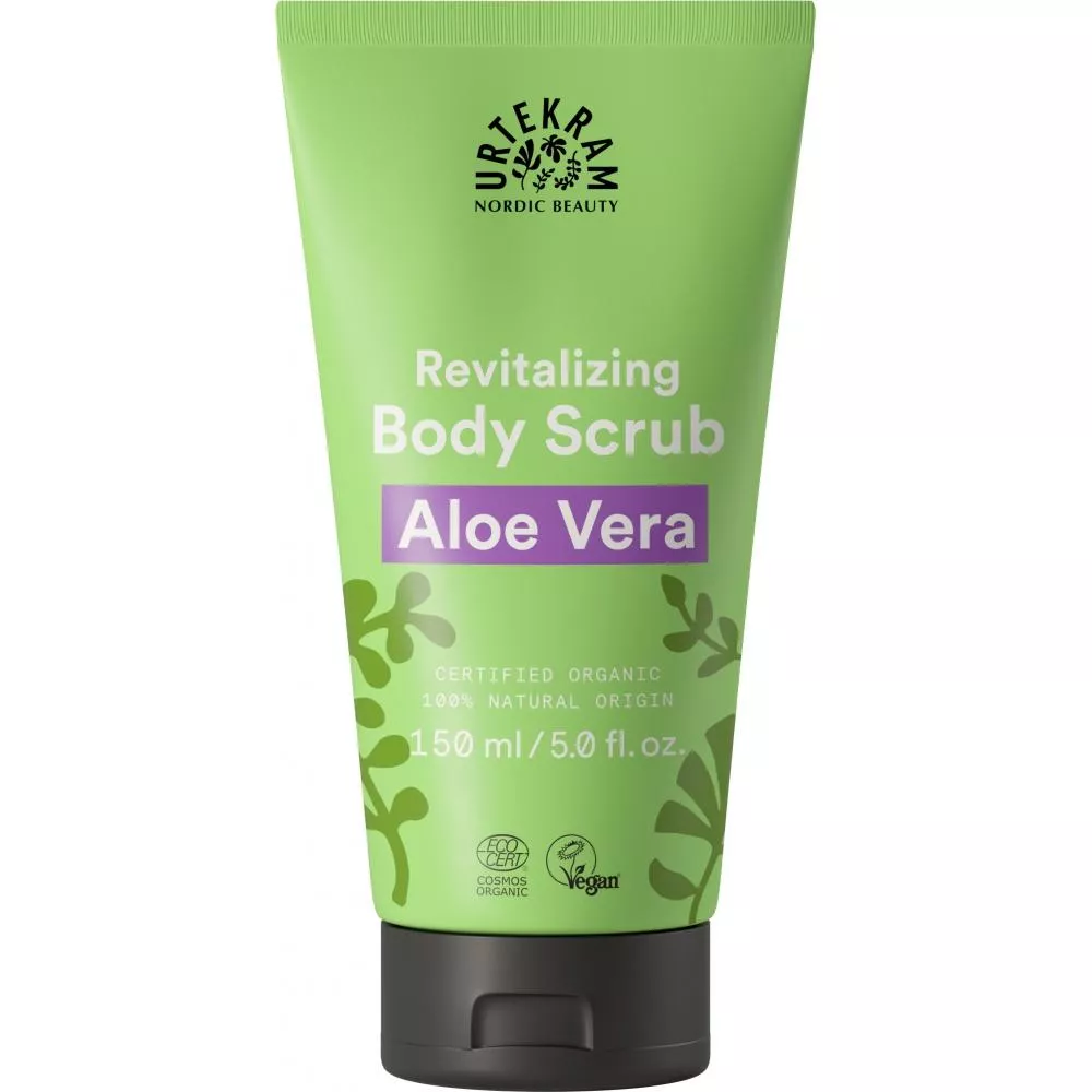Urtekram Kropspeeling aloe vera 150 ml ØKO, VEG