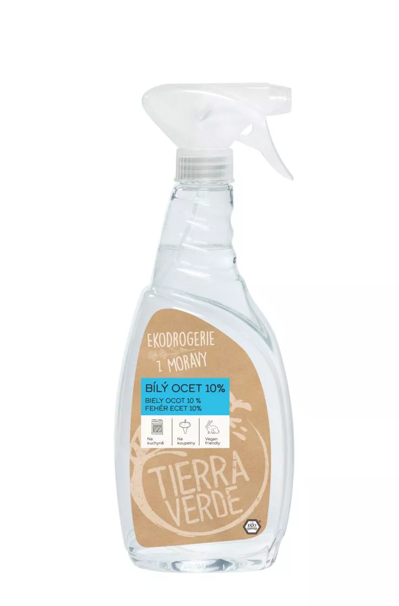 Tierra Verde Hvid eddike 10% 750 ml - spray - universal hjælper til hjemmet