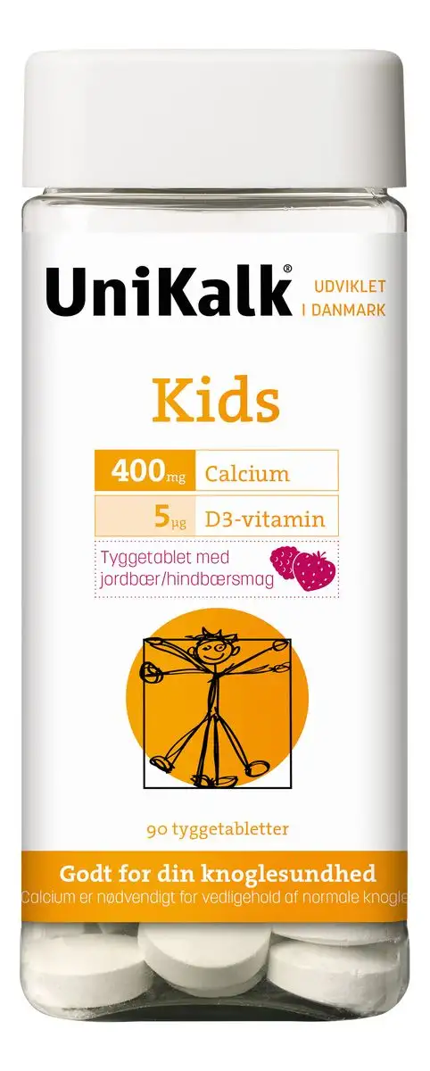 UniKalk Kids - 90 tyggetabl.