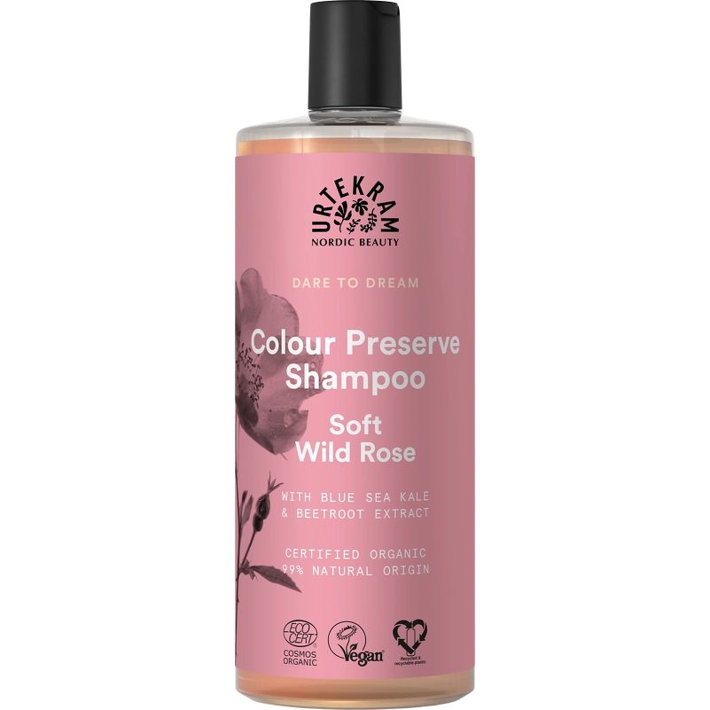 Urtekram Dare To Dream Color Preserve Shampoo Soft Rose 500 ml