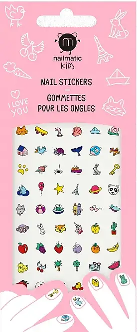 Stickers til negle, 72 stk. 67643420