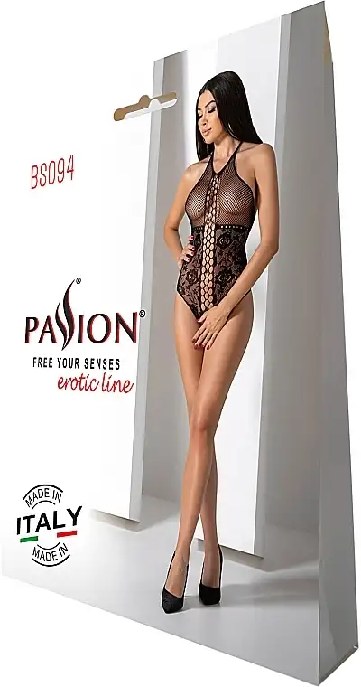 Erotisk bodysuit BS094, sort 90317236