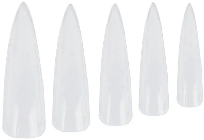 Overformer til negleforlængelse, stiletto, 120 stk. 34927123