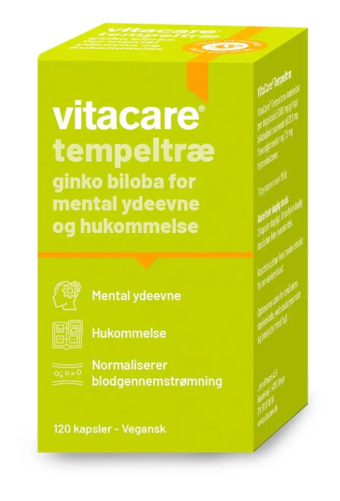 VitaCare Tempeltræ - 120 kaps.