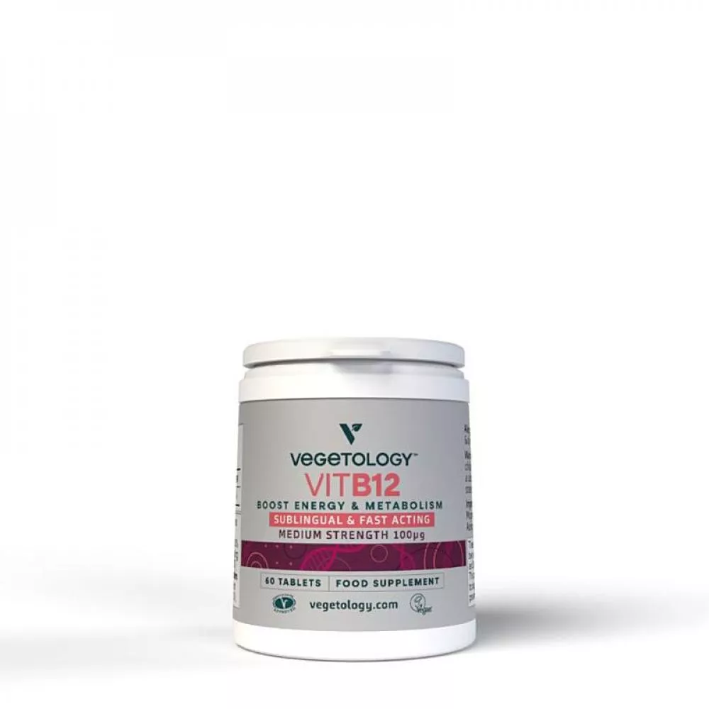 Vegetology Vitamin B12 sublingual, 100 µg 60 tabletter