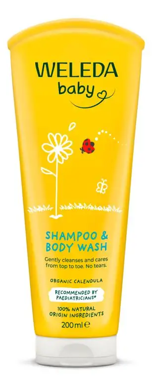 Weleda Calendula Shampoo & Body Wash - 200 ml