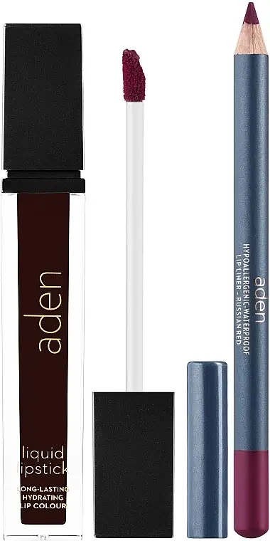 Aden Cosmetics (lipstick/7ml + pencil/1.14g) 11845513