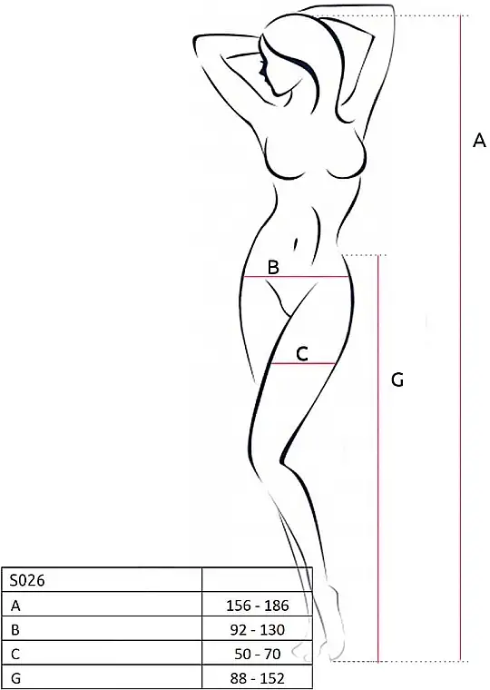 Erotiske strømpebukser S026, rød 48313671