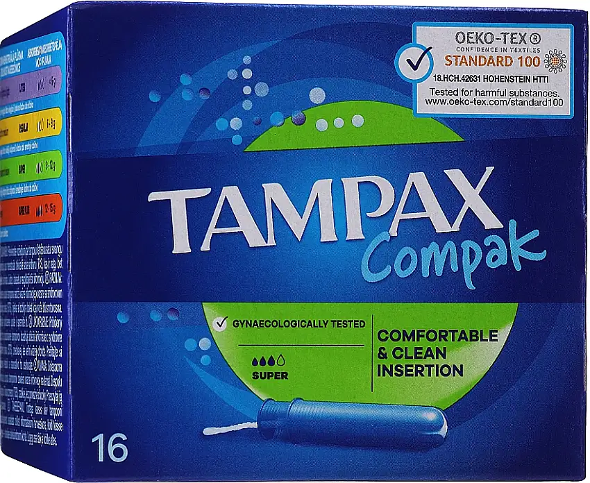Tamponer med applikator, 16 stk 25934412