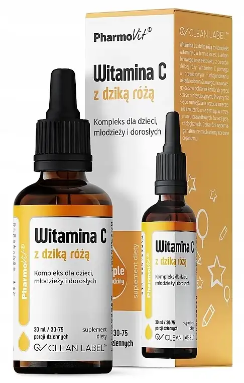 Kosttilskud til børn "Vitamin C & Rosehips", dråber 97885531