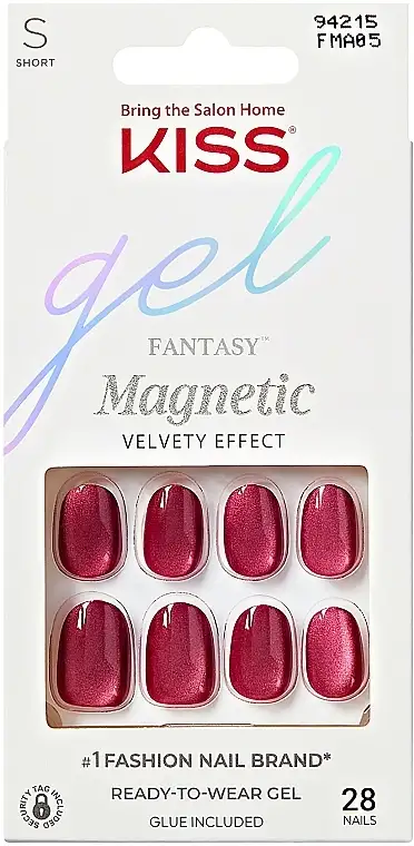 Sæt med kunstige negle og lim, 28 stk 16850886